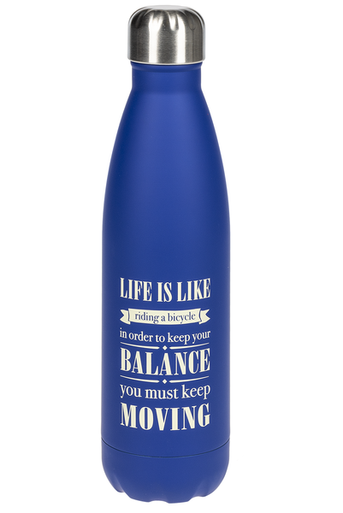 Ganz Stainless Steel Beverage Bottles, Life Is Like (ER68055B)
