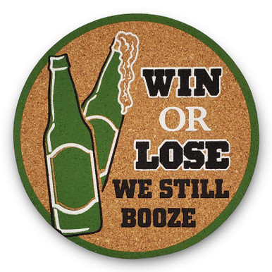 Ganz Sports Dad Cork Coasters, Win Or Lose