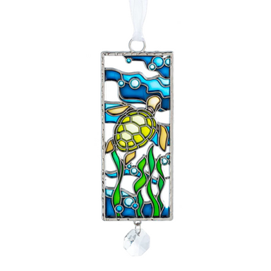 Ganz Life is Beautiful Suncatcher Ornament, Sea Turtle (ER73741F)