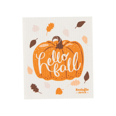 Now Designs Swedish Sponge Dishcloth, Hello Fall (ESW1518D)