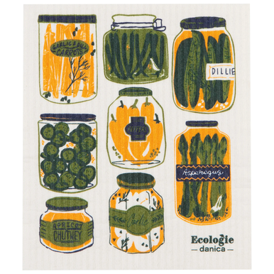 Now Designs Swedish Sponge Dishcloth, Pickling (ESW2673D)