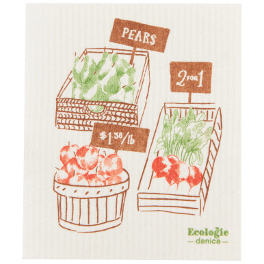 Now Designs Swedish Sponge Dishcloth, Locally Grown (ESW3313D)