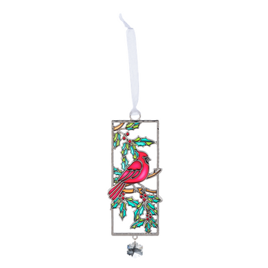 Ganz Holiday Scene Suncatcher Ornament, Cardinal (EX29747G)