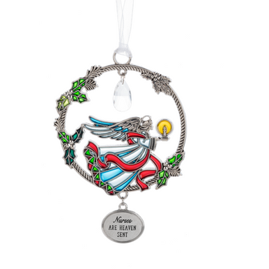 Ganz Wreath Ornament - Nurses Are Heaven Sent (EX30756)