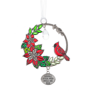 Ganz Wreath Ornament - Cardinals Appear When Angels Are Near (EX30764)