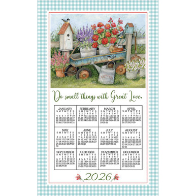 Kay Dee Towel Calendar, Blue Wagon - 2026 (F3557)
