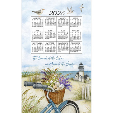 Kay Dee Towel Calendar, Seashore - 2026 (F3559)
