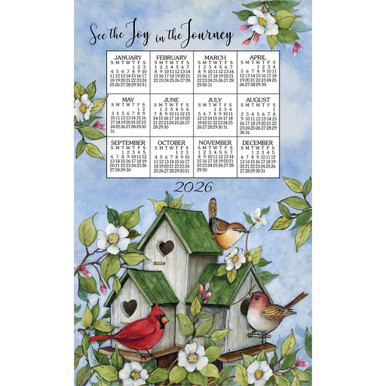 Kay Dee Towel Calendar, Birdhouses - 2026 (F3560)