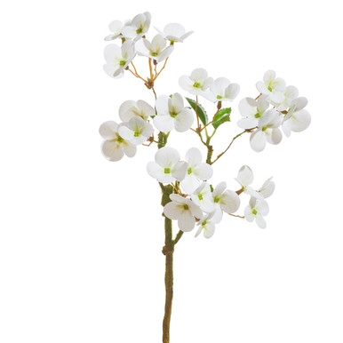 Raz Imports Floral Pick, White - 15" (F4533107)