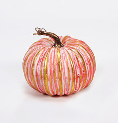 One Hundred 80 Degrees Styrofoam Pumpkin, Large Red - 7.5" (FH0673A)