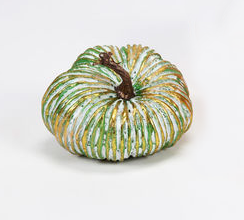 One Hundred 80 Degrees Styrofoam Pumpkin, Medium Green - 6.75" (FH0673B)