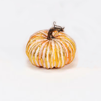 One Hundred 80 Degrees Styrofoam Pumpkin, Small Orange - 4.5" (FH0673D)