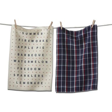 TAG Americana Summer Dishtowel, Set of 2 (G11198)