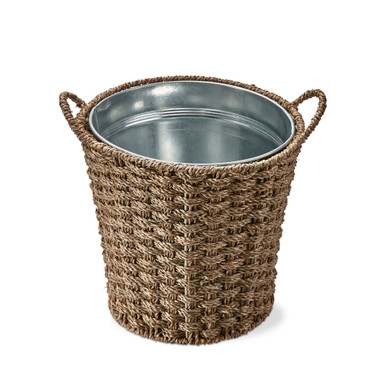 TAG Woven Seagrass Basket Ice Bucket (G15152)