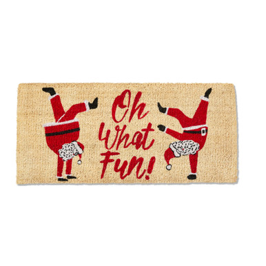 TAG Oh What Fun Santa Estate Coir Mat (G15485)