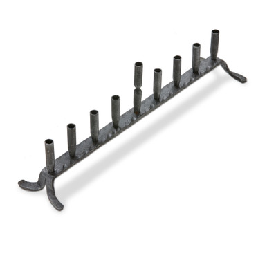 TAG Hand-Forged Artisan Menorah, Black (G17050)