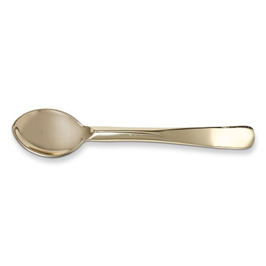 TAG Lustrous Appetizer Spoon, Gold (G17155)