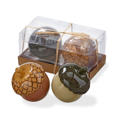 TAG Salt & Pepper Shaker Set, Acorns (G17159)