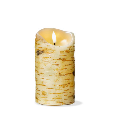 TAG Led Pillar Candle, Birch - 3x6" (G18509)
