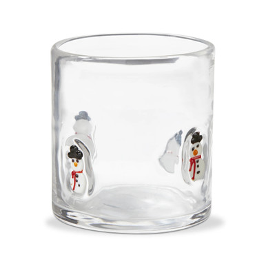 TAG Double Old Fashioned Glass, Snowman (G18848)
