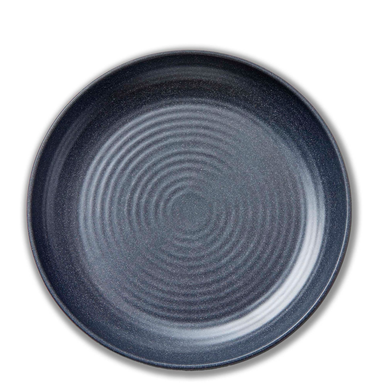 TAG Brooklyn Melamine Salad Plate - Charcoal (G18969)