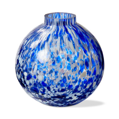 TAG Bud Vase, Blue Confetti (G19776)