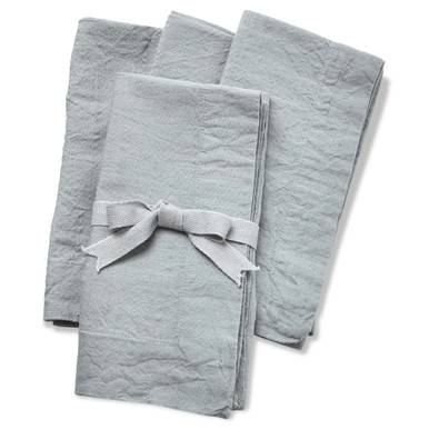 TAG Threads Slub Napkin, Light Blue - Set of 4 (G19826)