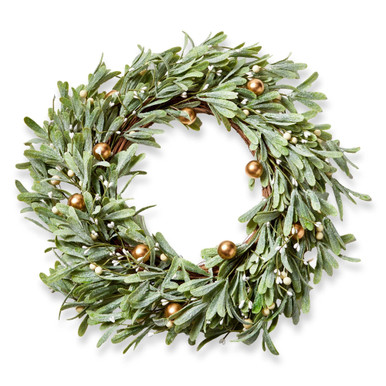 TAG Wreath, Mistletoe - 21" (G20108)