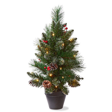 TAG Pre-Lit LED Tree, Winter Pine - 24" (G20136)