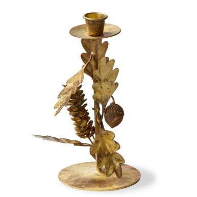 TAG Candle Holder, Oak Leaf and Acorn - Taper (G20222)