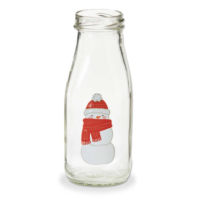 TAG Milk Bottle, Snowman (G20572)