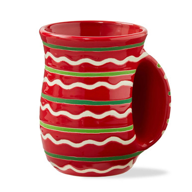 TAG Handwarmer Mug, Festive Stripe (G20581)