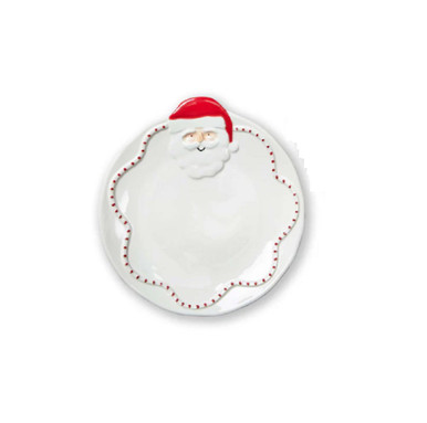 TAG Appetizer Plate, Holiday Cheer - Santa Claus (G20589A)