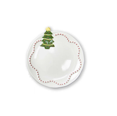 TAG Appetizer Plate, Holiday Cheer - Christmas Tree (G20589B)
