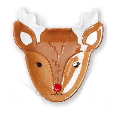 TAG Appetizer Plate, Holiday Friends - Reindeer (G20597B)