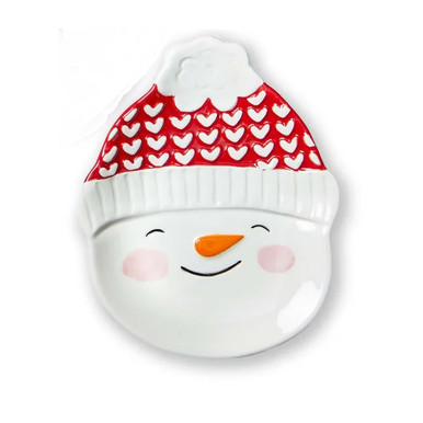 TAG Appetizer Plate, Holiday Friends - Snowman (G20597C)