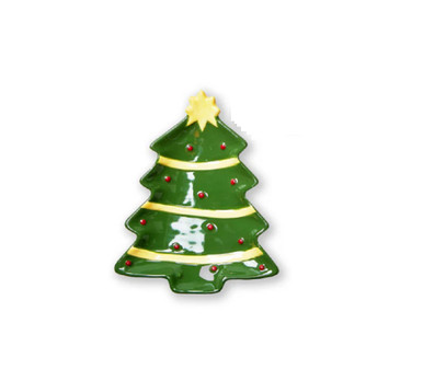 TAG Appetizer Plate, Holiday Spirit - Christmas Tree (G20598A)