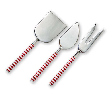 TAG Cheese Utensil, Candy Stripe - Set of 3 (G20630)