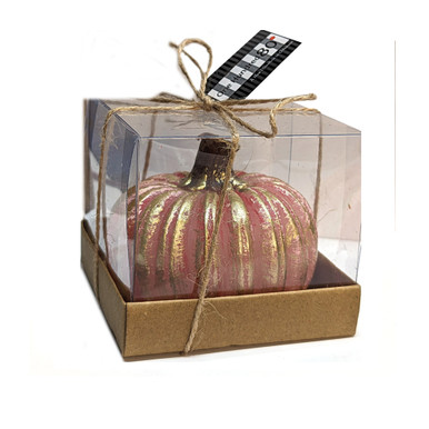 One Hundred 80 Degrees Pumpkin Candle, Pink (HG0106)