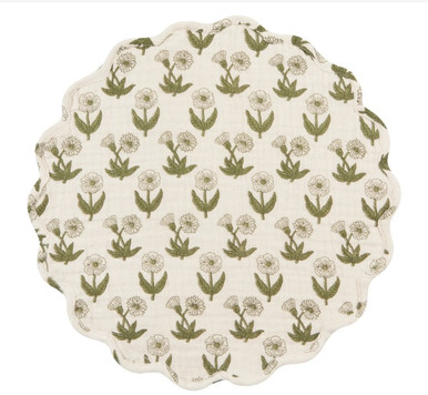 Now Designs Heirloom Single Round Placemat, Bloom (HPM3517D)