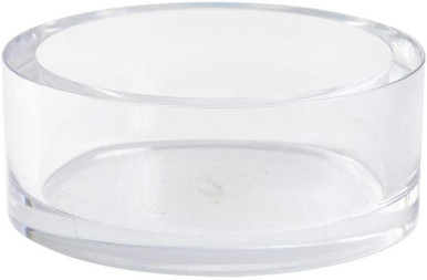 Caspari Acrylic Wine Bottle Coaster, Crystal Clear (HWC02)