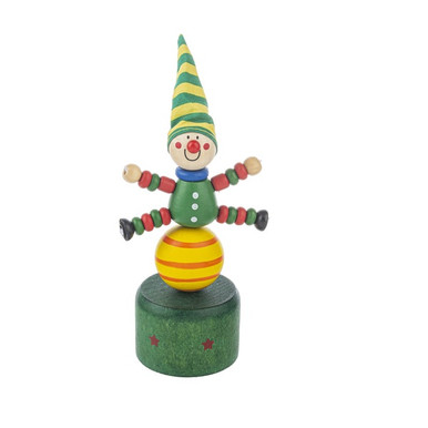 Ganz Wooden Push-Up Puppet, Elf (HX11823D)