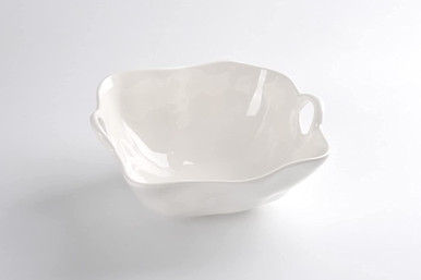 Pampa Bay Ivy Melamine Medium Bowl, White (IVY2607)