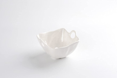 Pampa Bay Ivy Melamine Snack Bowl, White (IVY2609)