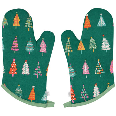 Now Designs Oven Mitts, Glitzmas - Set of 2 (JOM2589D)