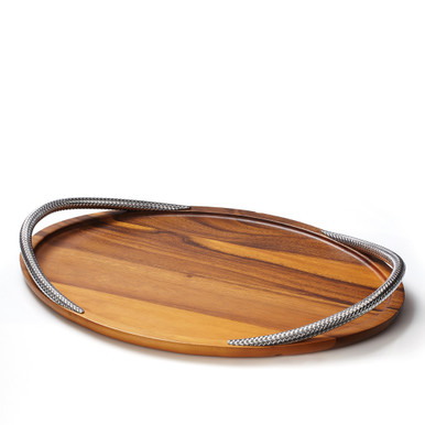 Nambé Braid Serving Tray, 19" (MT0641)