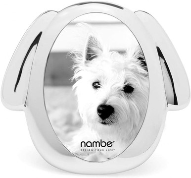Nambé Dog Frame, 3" x 5" (MT1439)