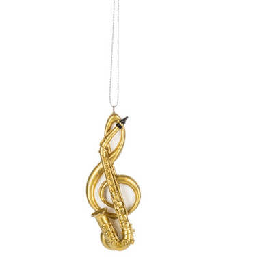Ganz Wind Instrument Ornament, Saxophone (MX193597C)