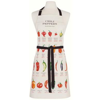 Now Designs Fine Print Apron, Chili Peppers (NAP2985D)