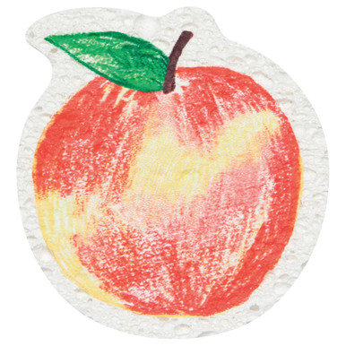 Now Designs Compostable Sponge, Locally Grown - Apple (NBU3095DC)